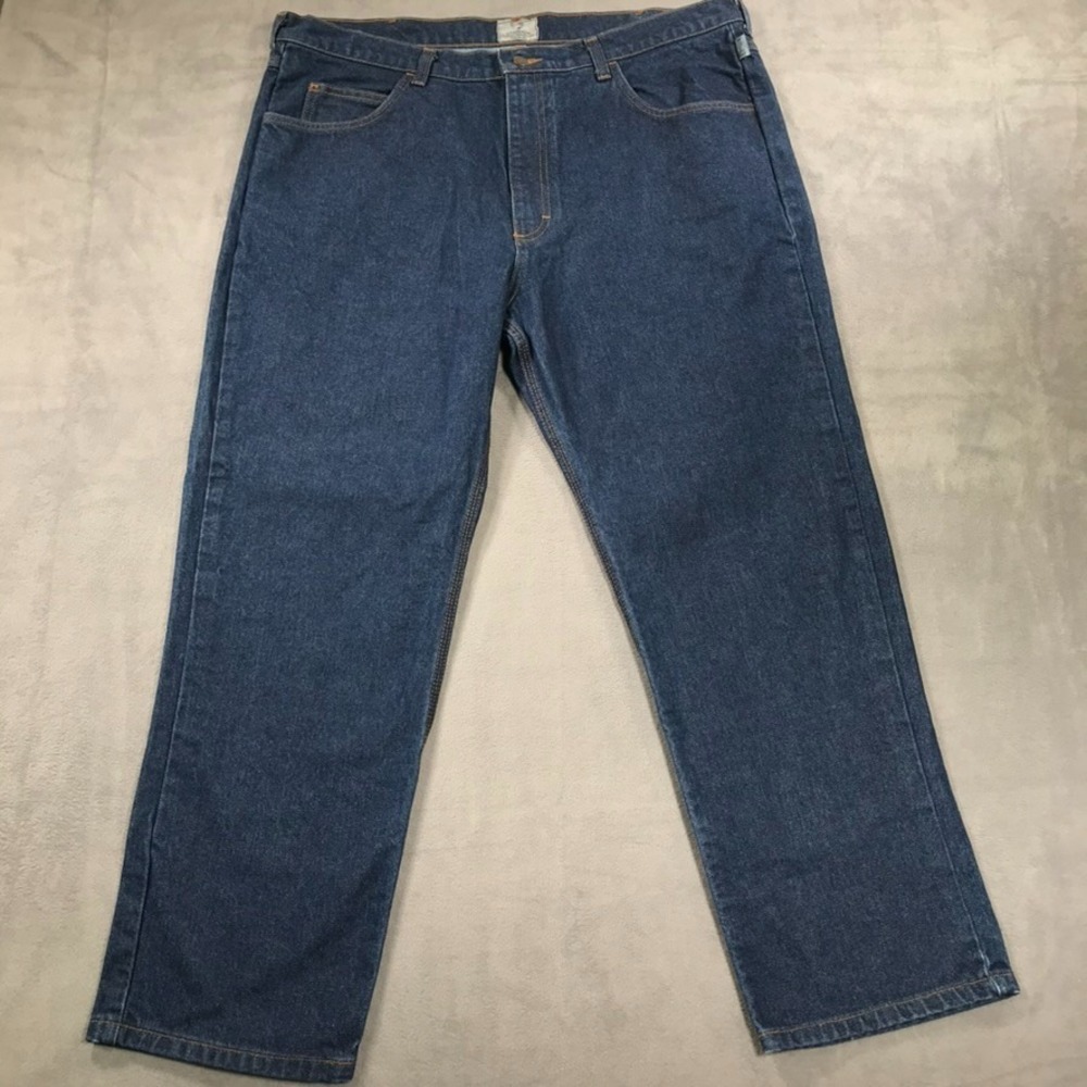 Tyndale FR Jeans Mens 40x29 Blue Denim Dark Wash MVM Rodeo Flame Resistant USA
